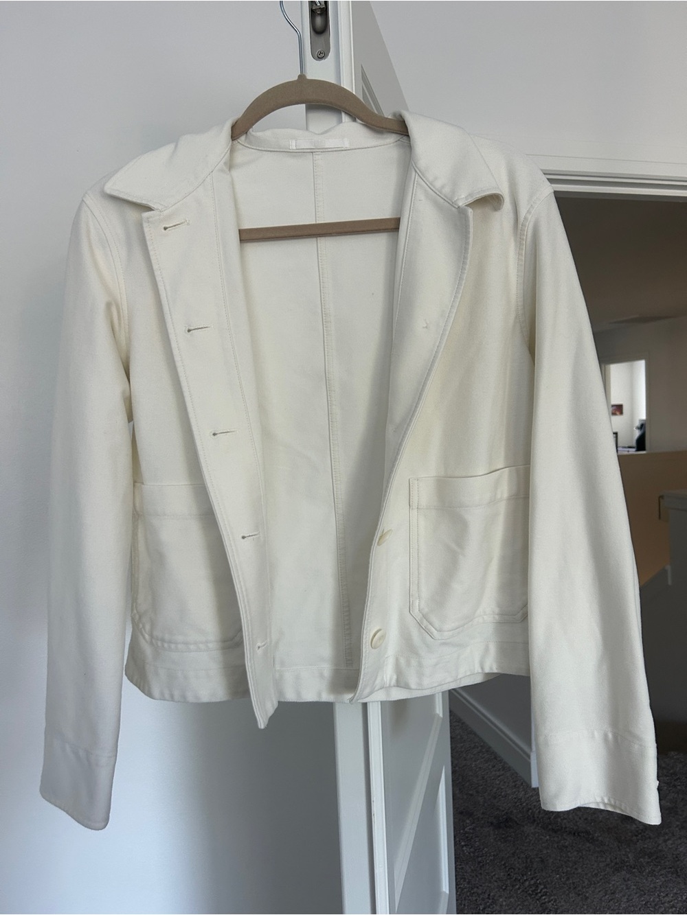 Uniqlo Classic Women's Ivory Jacket